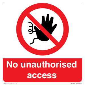 No unauthorised access